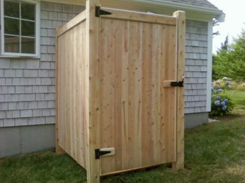cedar shower