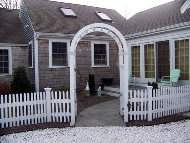 Cedar Arbor Wayside Picket Fence -Arbor 2