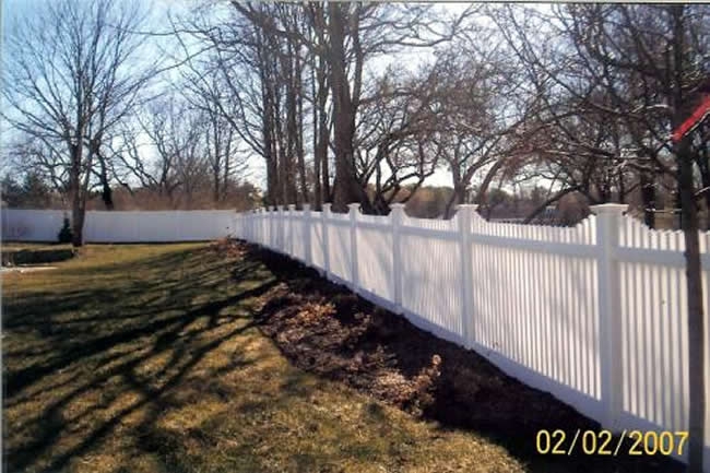 Picket Fence Stepped Vinyl -Picket Fence 6