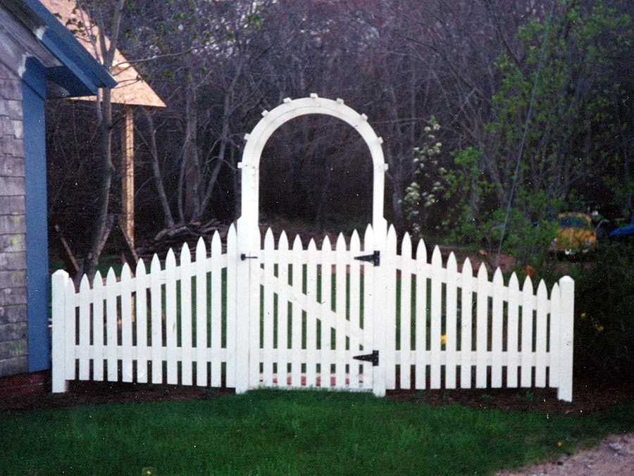 Picket Fence Nantucket Cedar with Arbor -Picket Fence 7