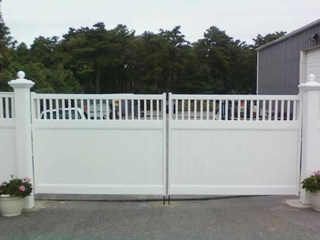 Privacy 4 to 2 Double Drive Gate 6x6 Posts -Privacy 2