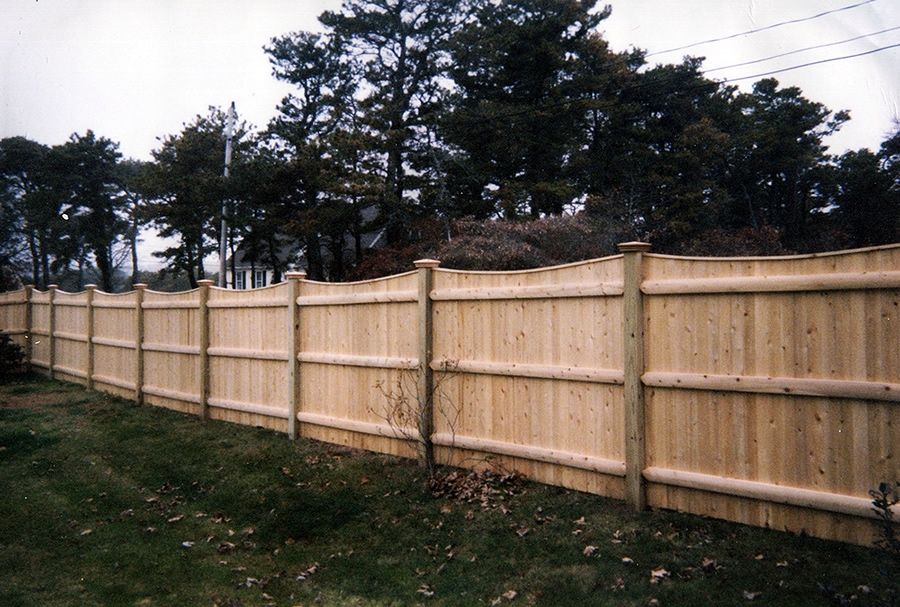 Privacy Fence- Scalloped Cedar Board -Privacy 1