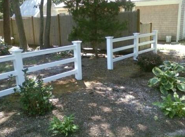 Rail Fence Foster Vinyl Three Rail - Rail 3