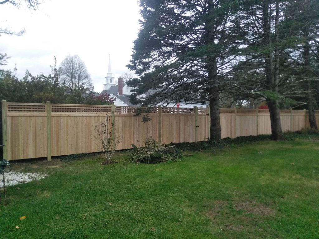 5+1 foot Square Lattice Privacy Fence - Privacy 28