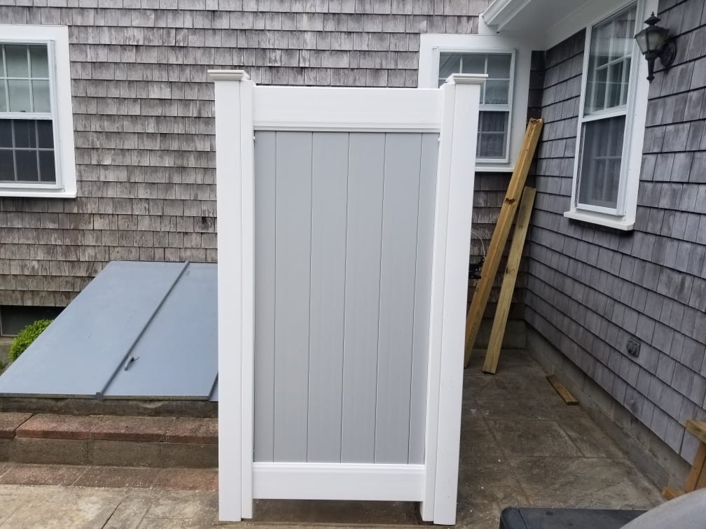 Gray and White 4x6 Vinyl Shower - Enclosure 18