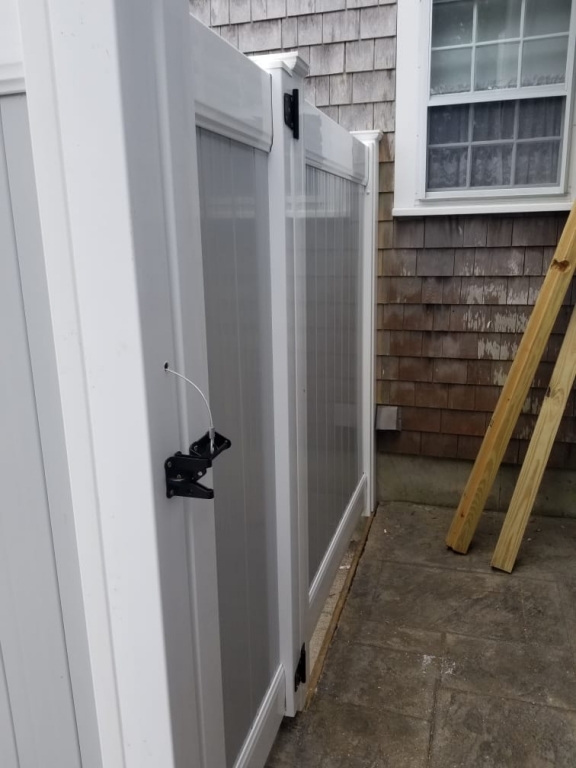 Gray and White 4x6 Vinyl Shower - Enclosure 19