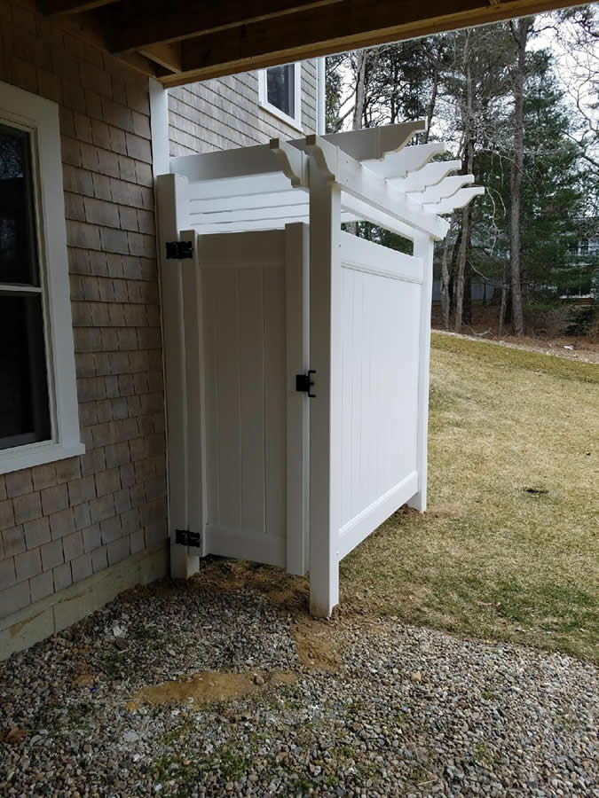 Cape Cod Shower Enclosures – Bennett Fence and Arbor on ...